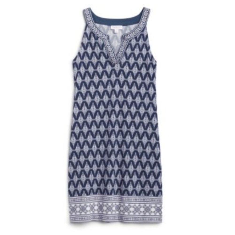 NWT Magnolia Grace Stitch Fix Alhambra Blue Embroidered Dress